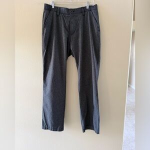 Under Armour Men's Charcoal Gray Golf Pants Lightweight Loose Fit